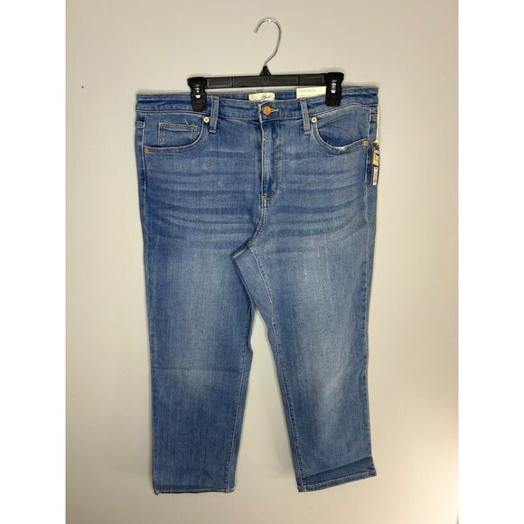 Women’s universal threads jeans sz 14/32 short high rise slim straight NWT - Picture 1 of 4